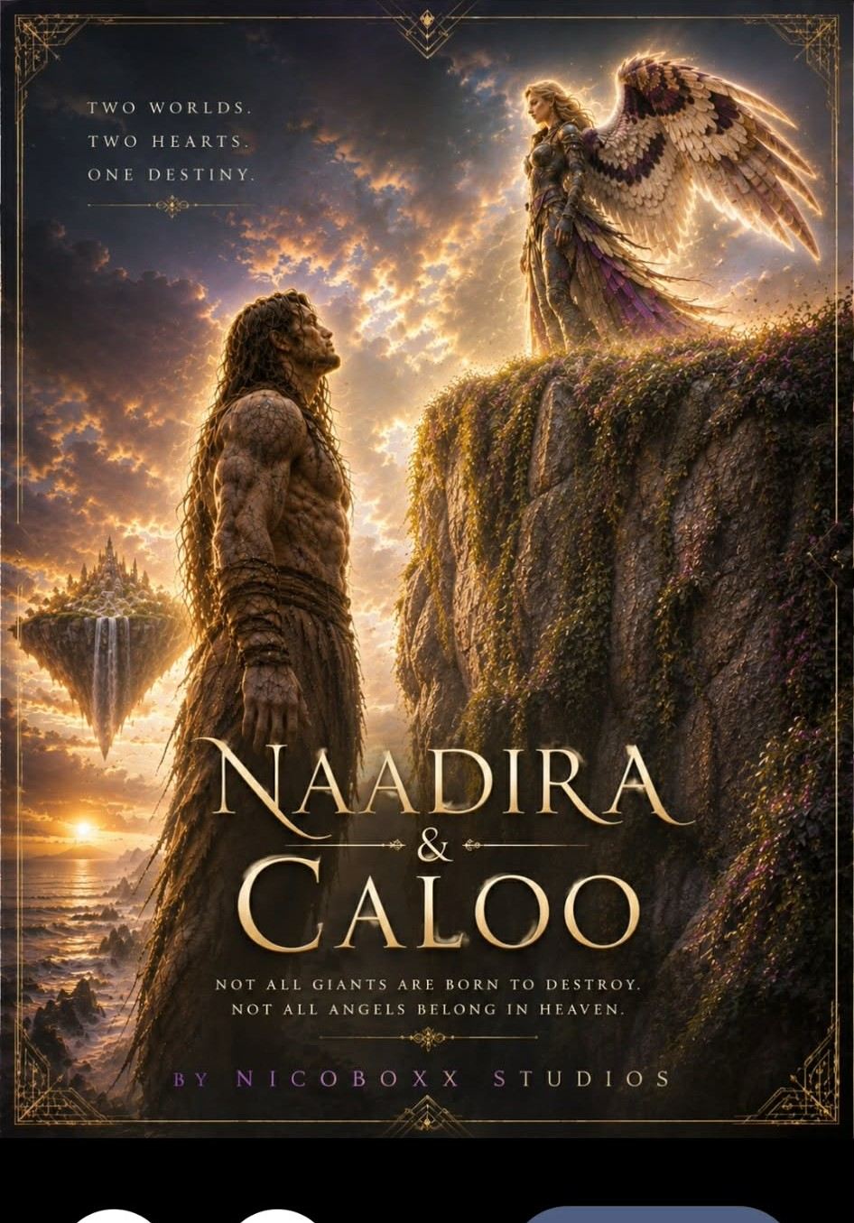 Naadira and Caloo — poster art from Nicoboxx Studios